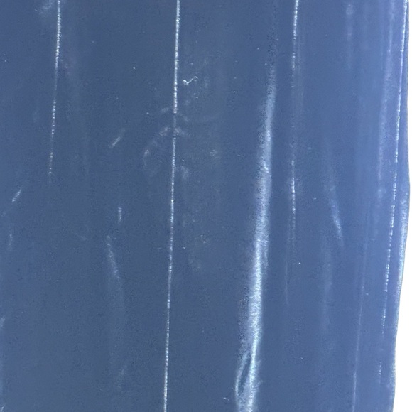 Stunning Velvet Sequin Short Sleeve Full Length Dress W/Sexy High Slit Vintage 8 - Picture 3 of 14